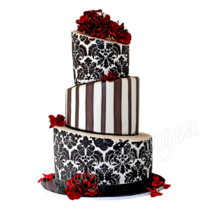Свадебный торт «Королевский домаск»