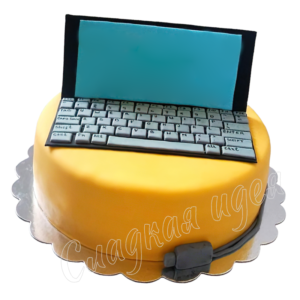 Торт на день рождения Ноутбук