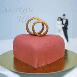Свадебный торт 2 кольца