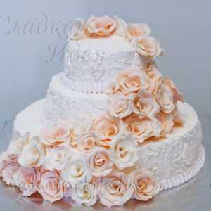 Торт свадебный «Нежность»