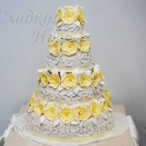 Торт свадебный 004328