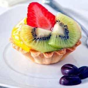 Пирожное Корзиночка с фруктами